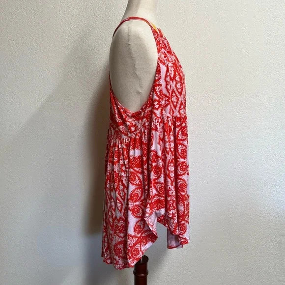 Free People Mimi Lavender Combo Tunic Size M - Picture 2 of 10